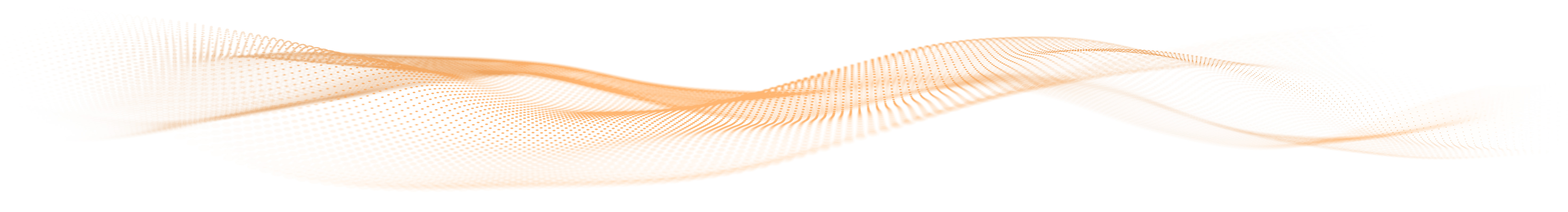Immagine arancione di un'onda di particelle